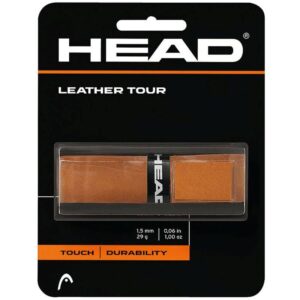 Head - Grip Para 1 Raqueta de Tenis - Leather Tour (Profesional) - Cuero Marron