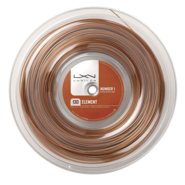 Luxilon -  Rollo De Cuerdas X200 Metros Para Raquetas De Tenis - Element 16 - Cobre