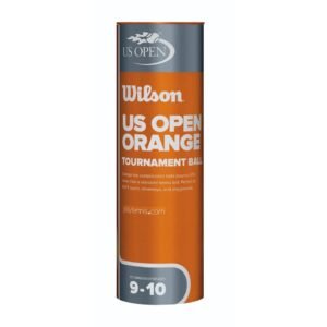 Wilson - Pelotas de Tenis para Niños - Us Open - (8 A 9 Años) (Tubo de 3 u.) - Naranja