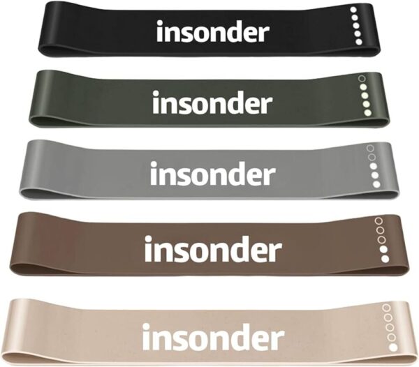 Insonder Fit - Kit de 5 Resistance Bands