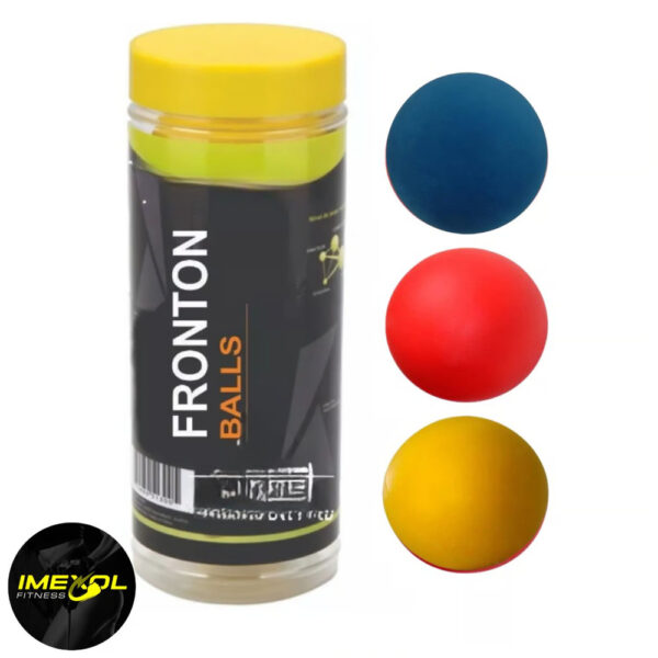 Torneo - Tubo de 3 Pelotas de Frontón - Colores varios